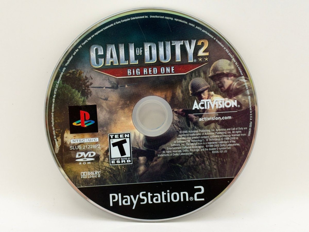 Call of Duty 2 Big Red One CL02 (Disc Only) PlayStation 2