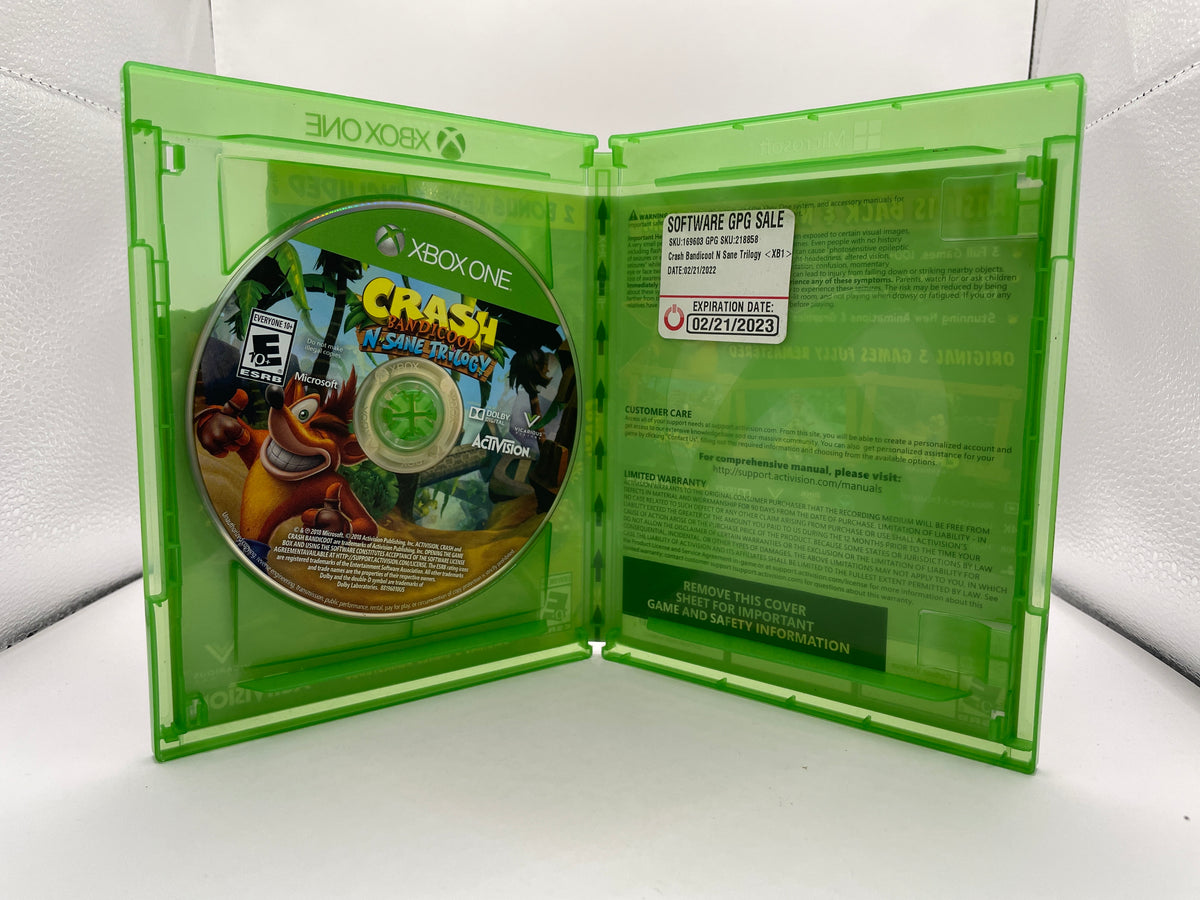 Crash Bandicoot N. Sane Trilogy CL01 (CIB) Xbox One
