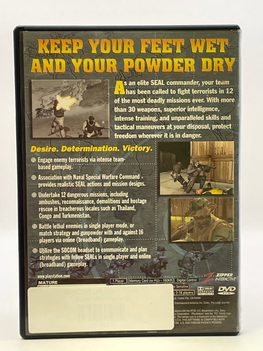 SOCOM US Navy Seals CL03 (CIB) PlayStation 2