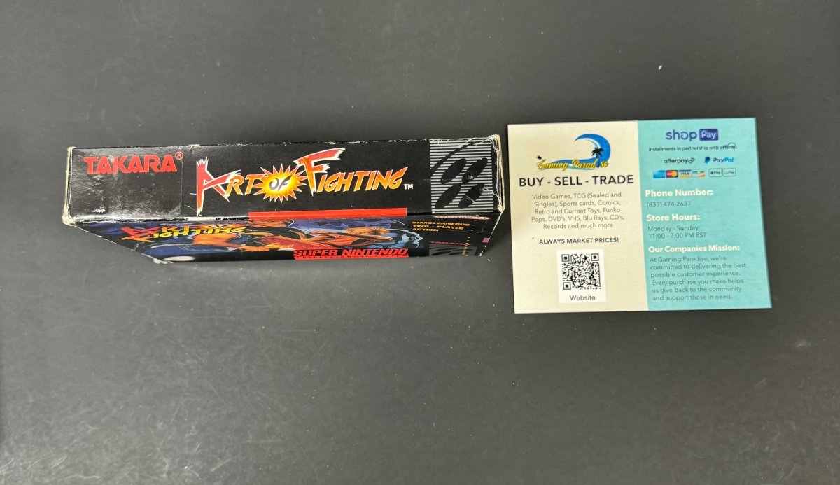 Art of Fighting Super Nintendo CL 01