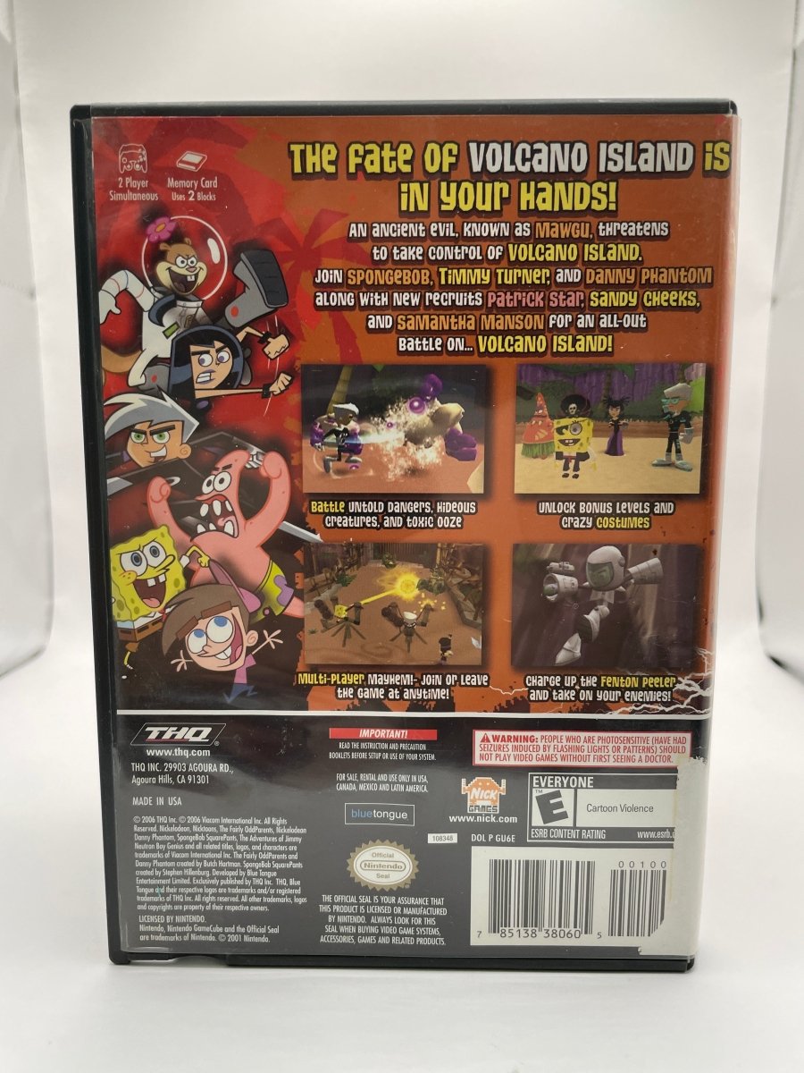Nicktoons Battle for Volcano Island CL01 (Missing Manual) Gamecube