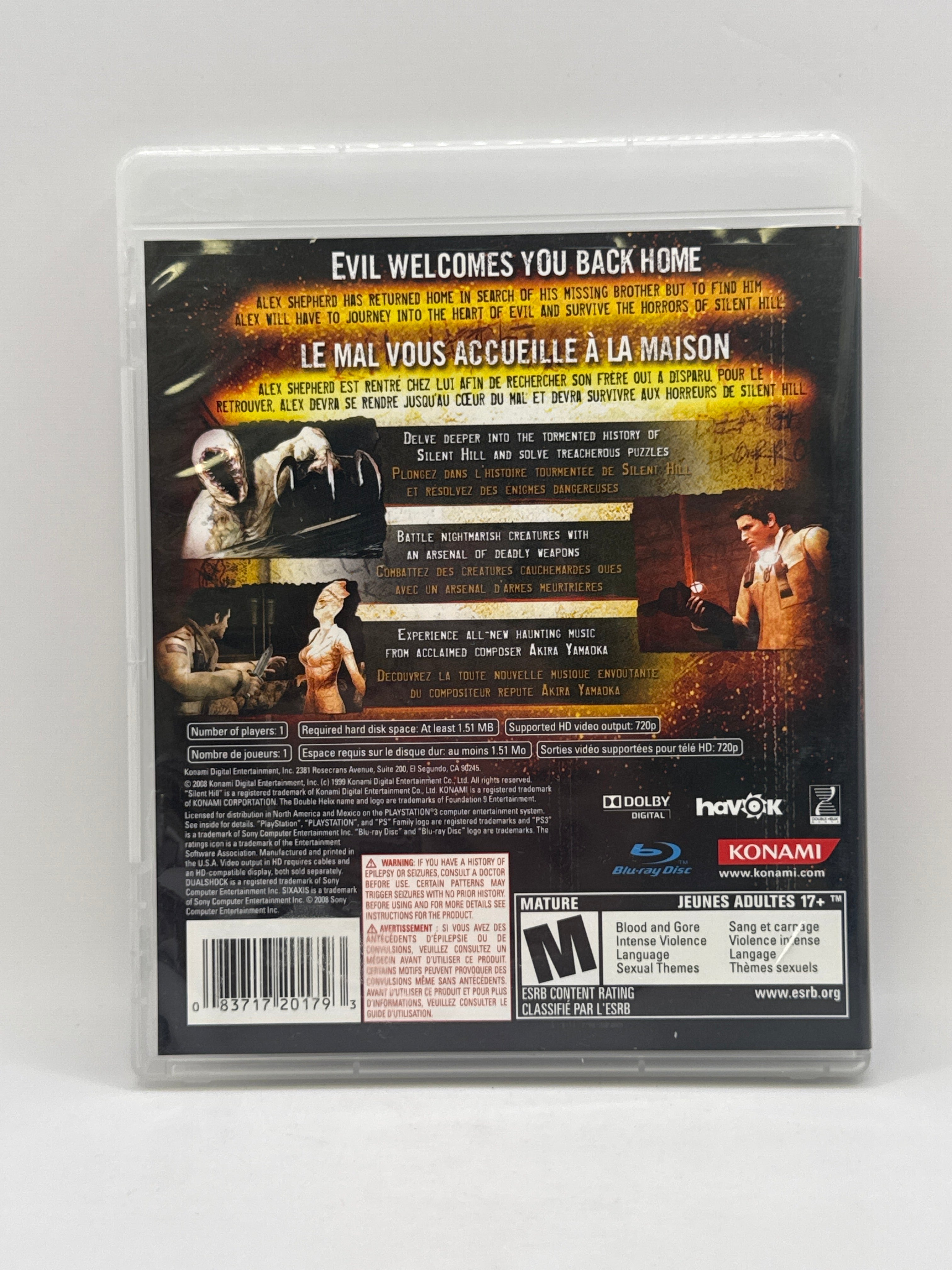 Silent Hill Homecoming CL01 (CIB) PlayStation 3