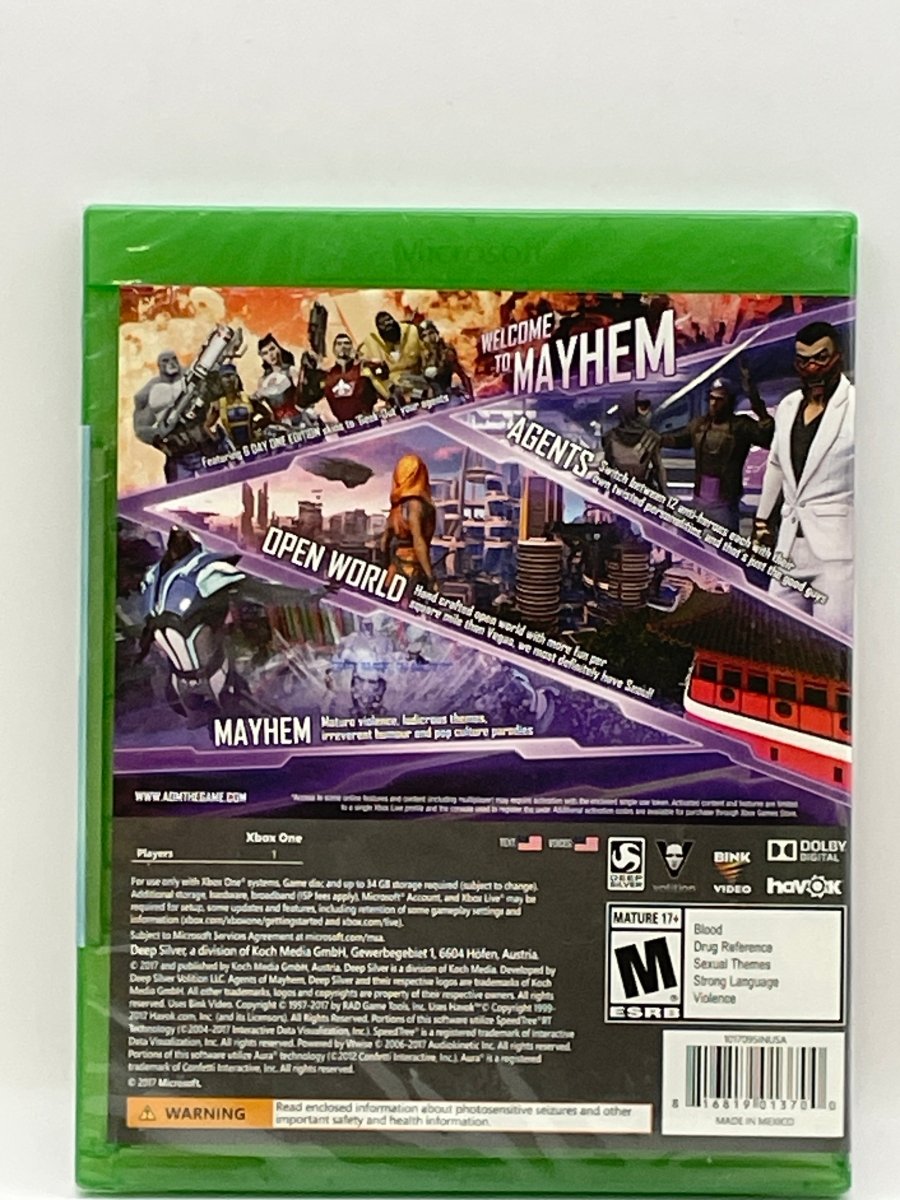 Agents of Mayhem CL01 (NEW) Xbox One