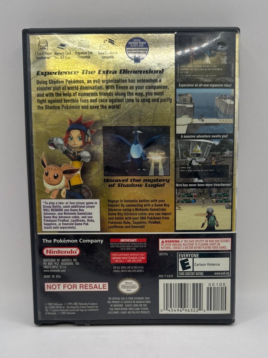 Pokemon XD: Gale Of Darkness - Not for Resale CL01 (CIB) Nintendo GameCube