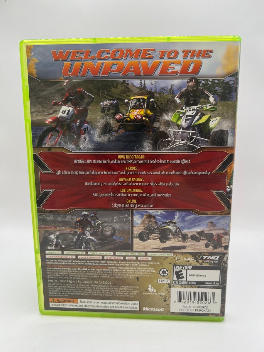 MX vs ATV Untamed CL01 (CIB) Xbox 360