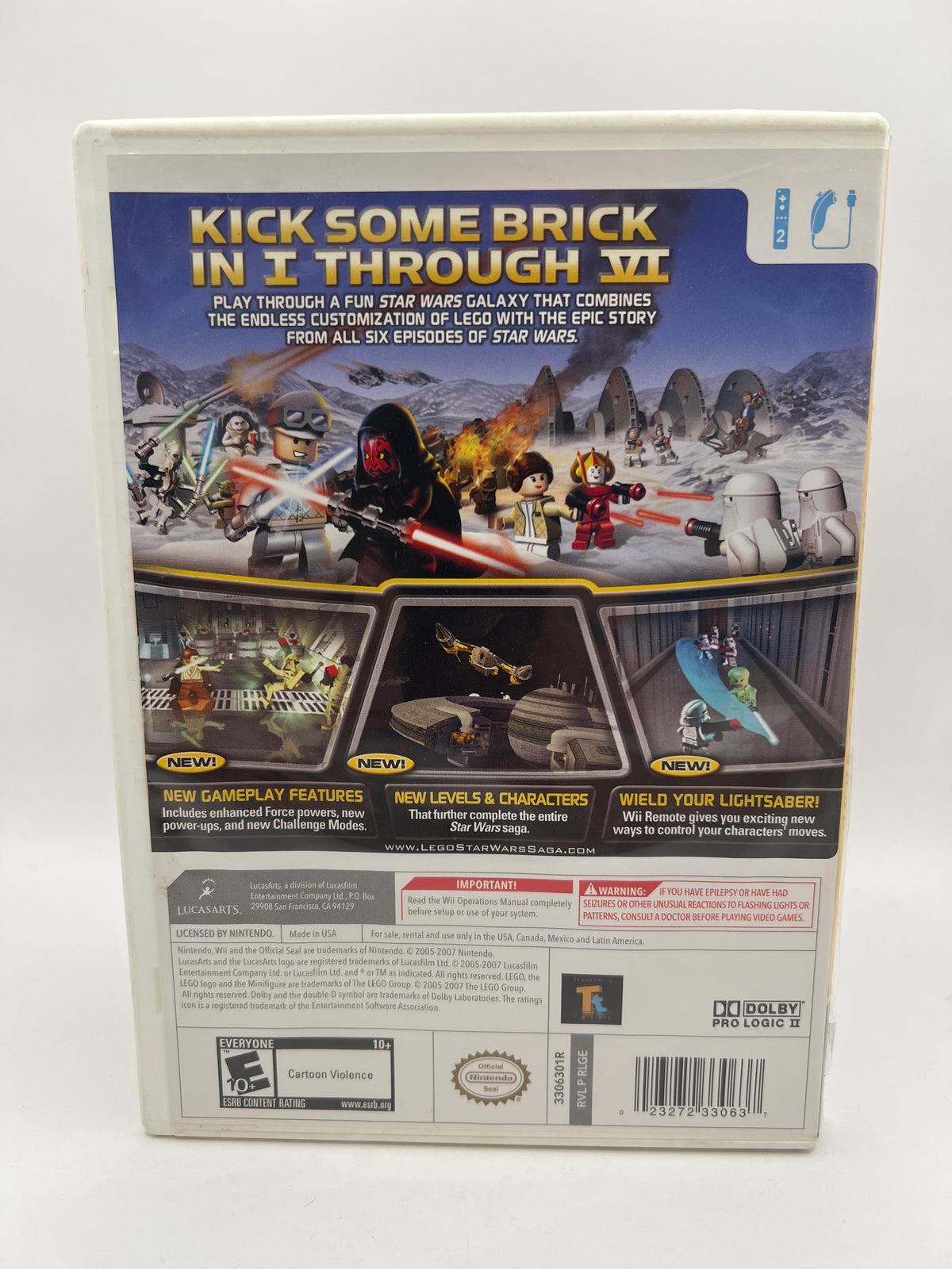 LEGO Star Wars Complete Saga CL03 (Missing Manual) Nintendo Wii