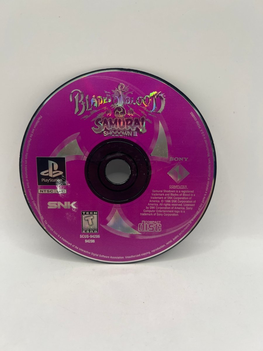 Samurai Shodown III CL01 (Disc Only) Playstation One