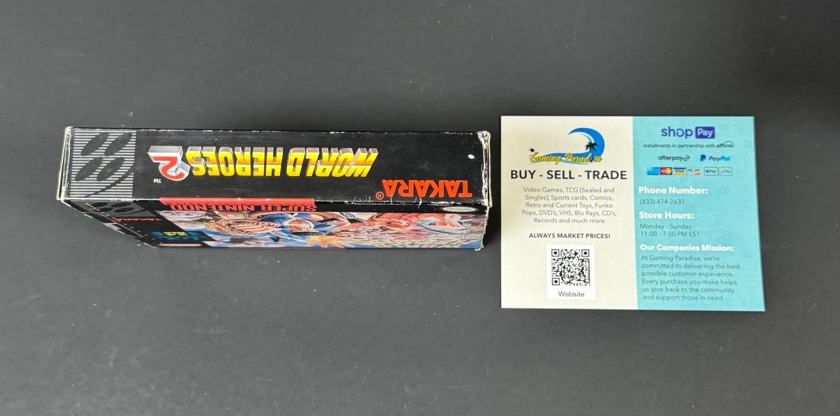 World Heroes 2 Super Nintendo CL 01