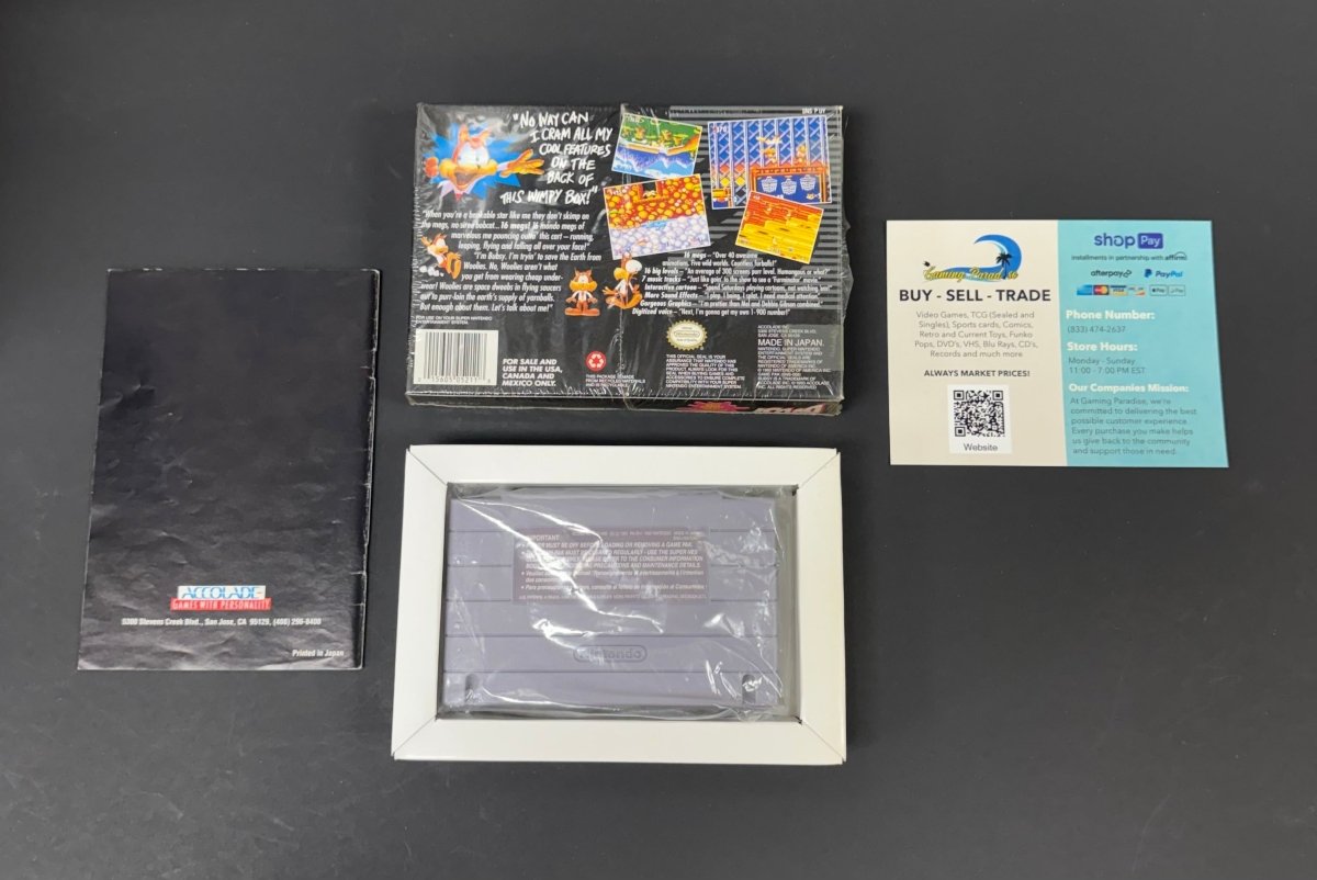 Bubsy Super Nintendo CL 01