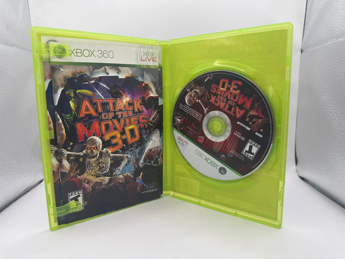 Attack of the Movies 3D CL01 (CIB) Xbox 360