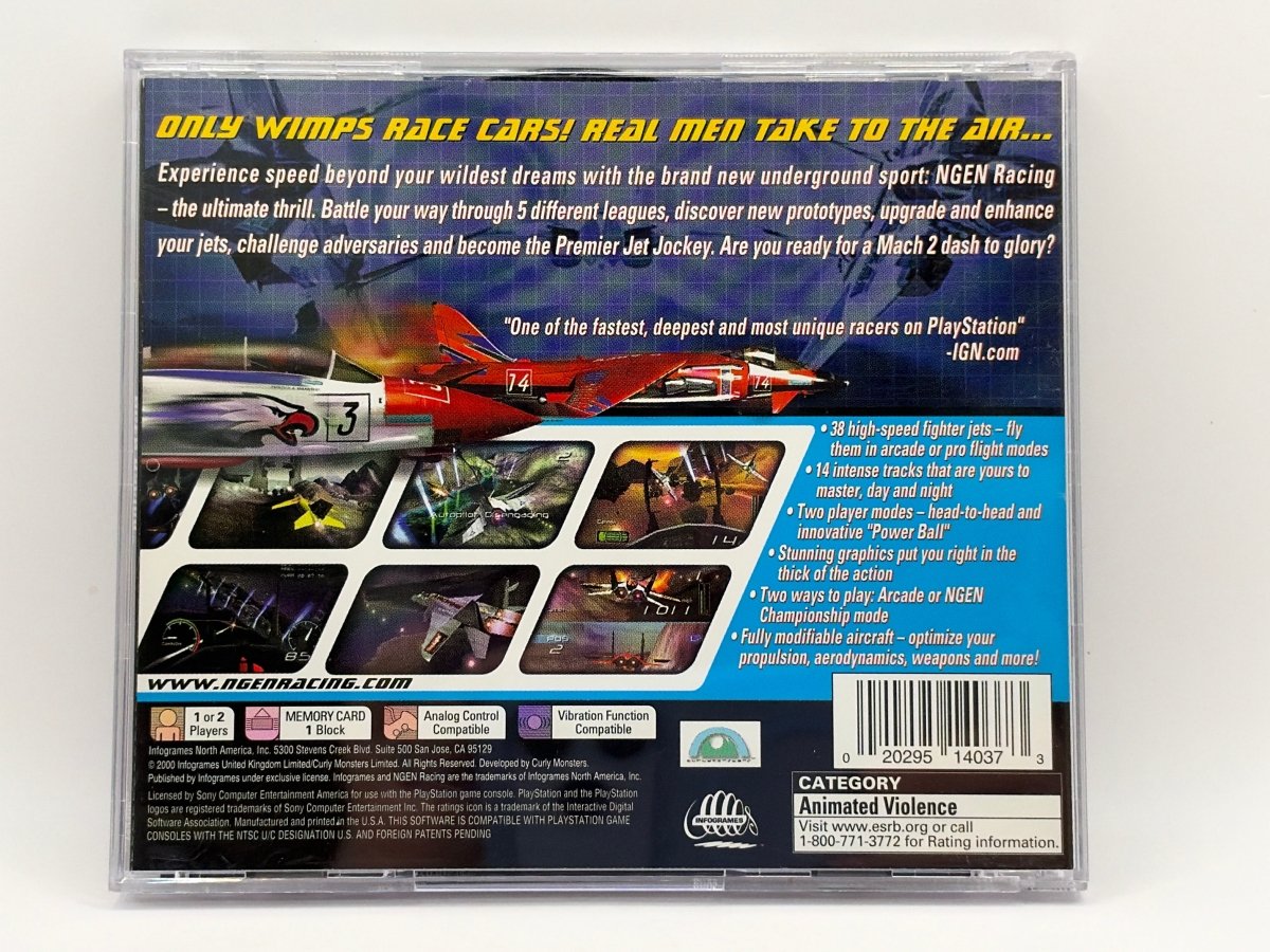 NGEN Racing CL01 (CIB) Playstation One