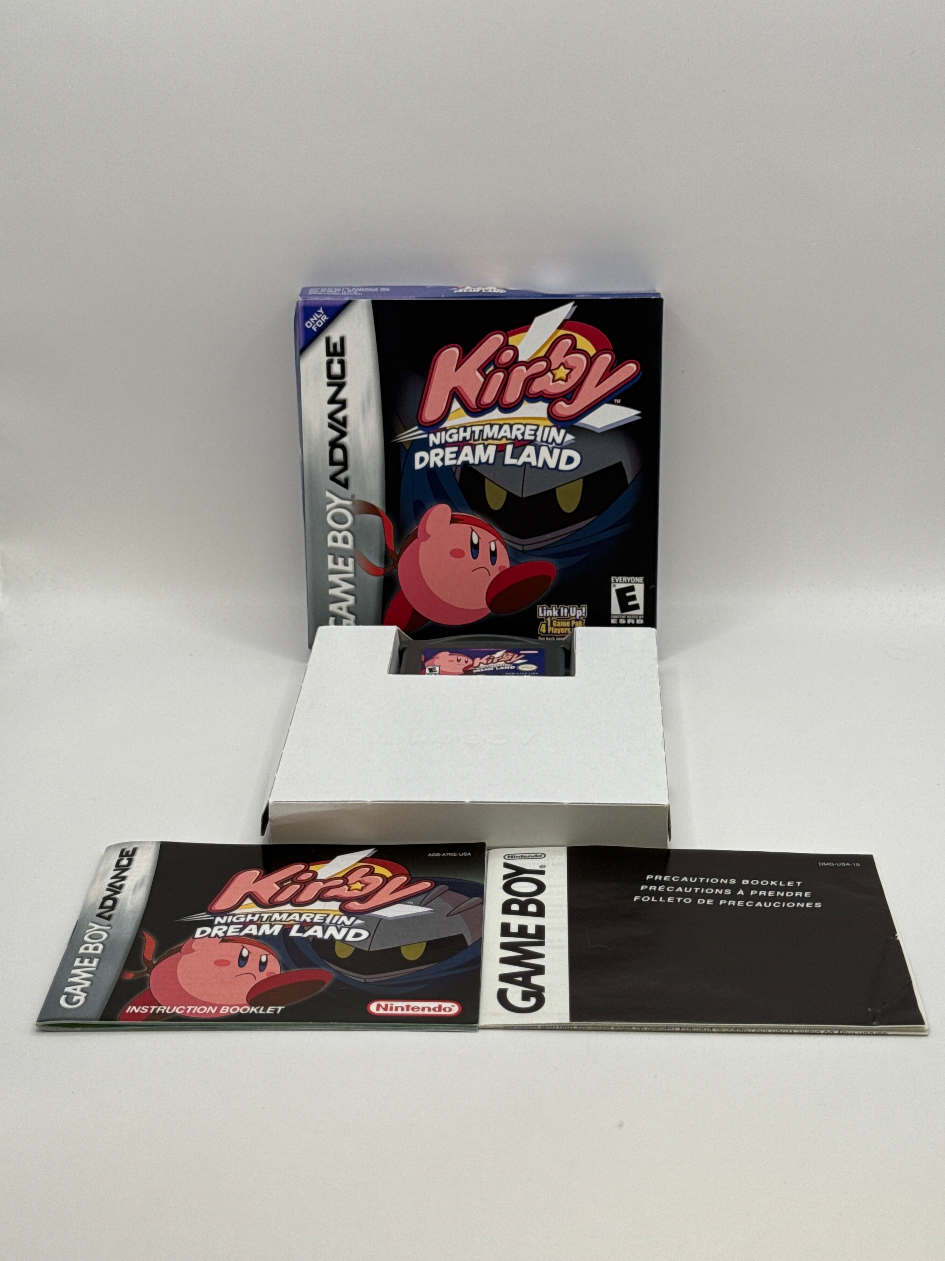 Kirby Nightmare in Dream Land CL01 (CIB) Game Boy Advance