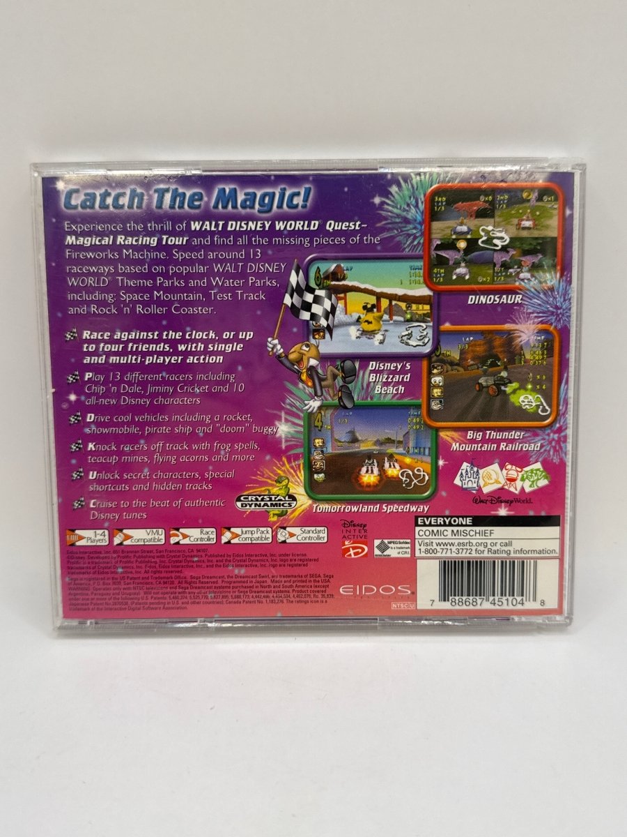 Walt Disney World Quest: Magical Racing Tour CL01 (CIB) Sega Dreamcast