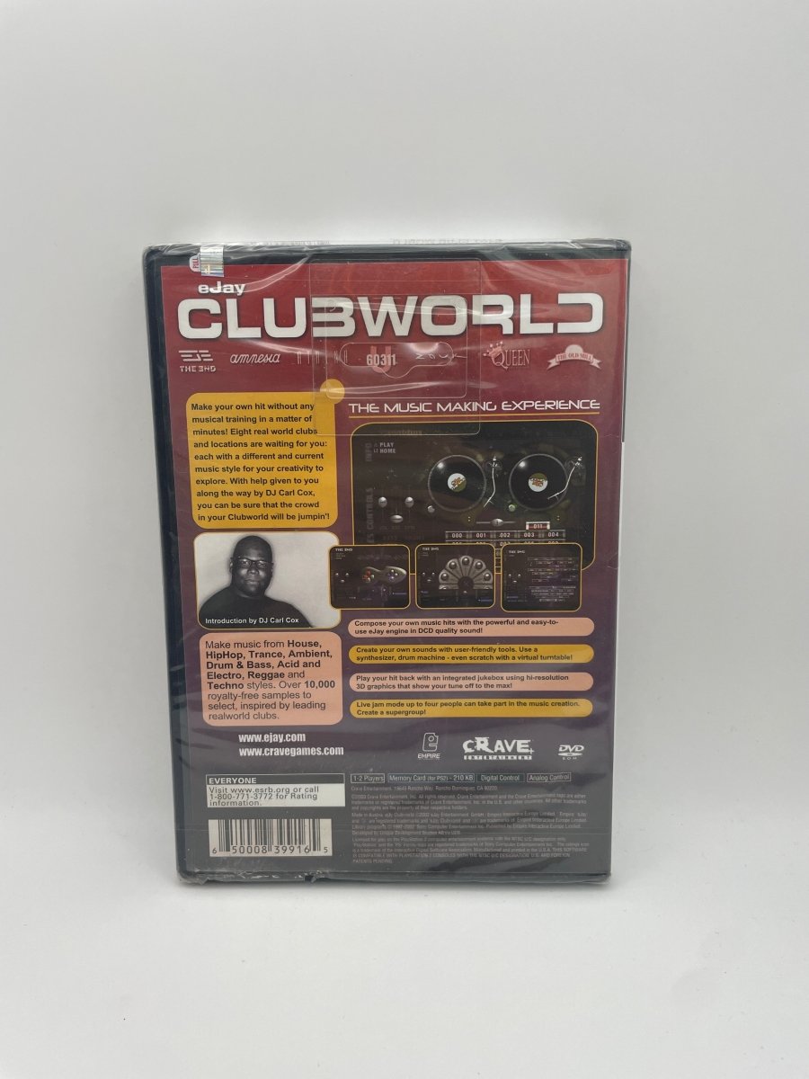 EJay Clubworld CL01 (NEW) PlayStation 2