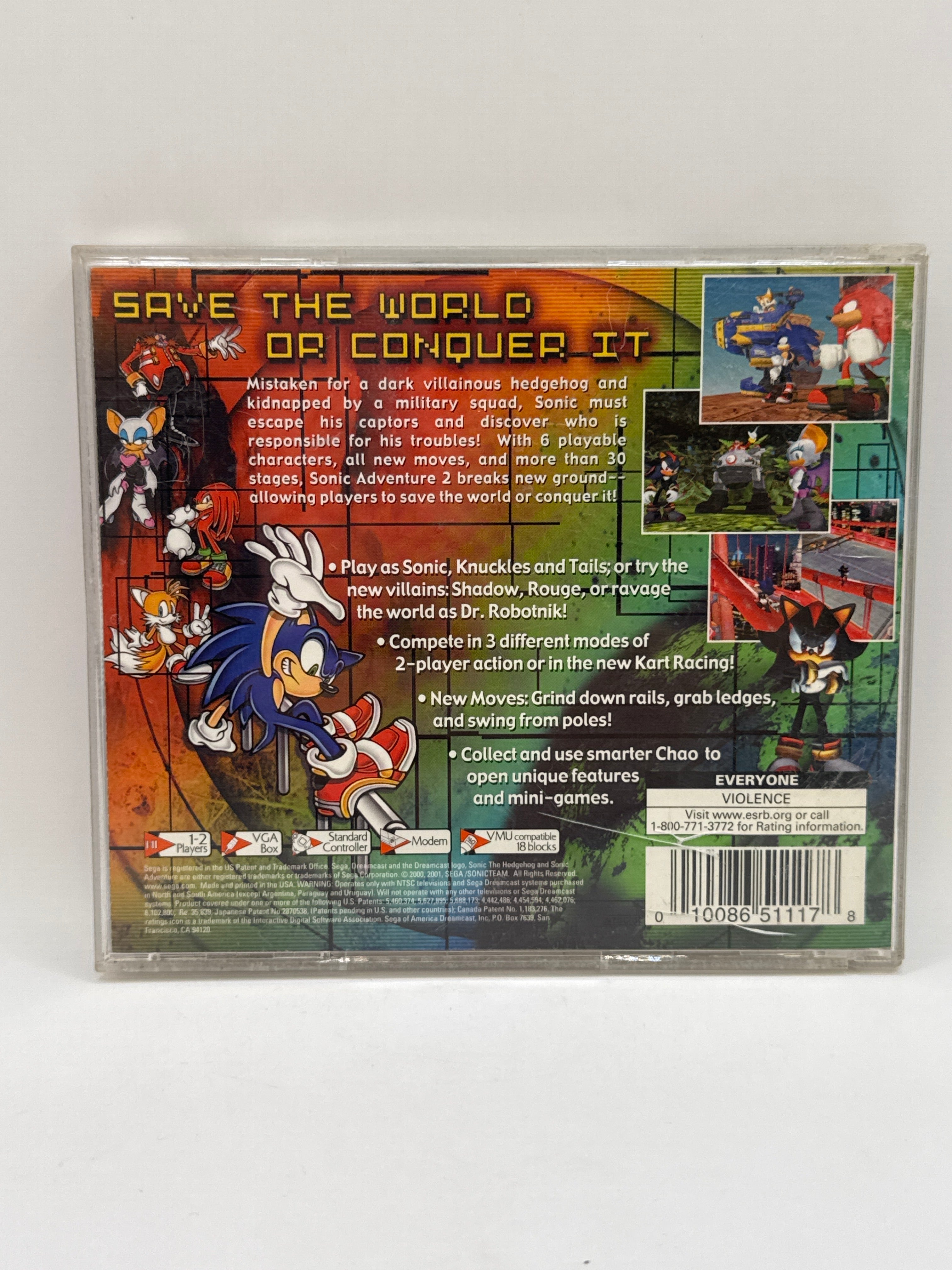 Sonic Adventure 2 CL02 (CIB) Sega Dreamcast