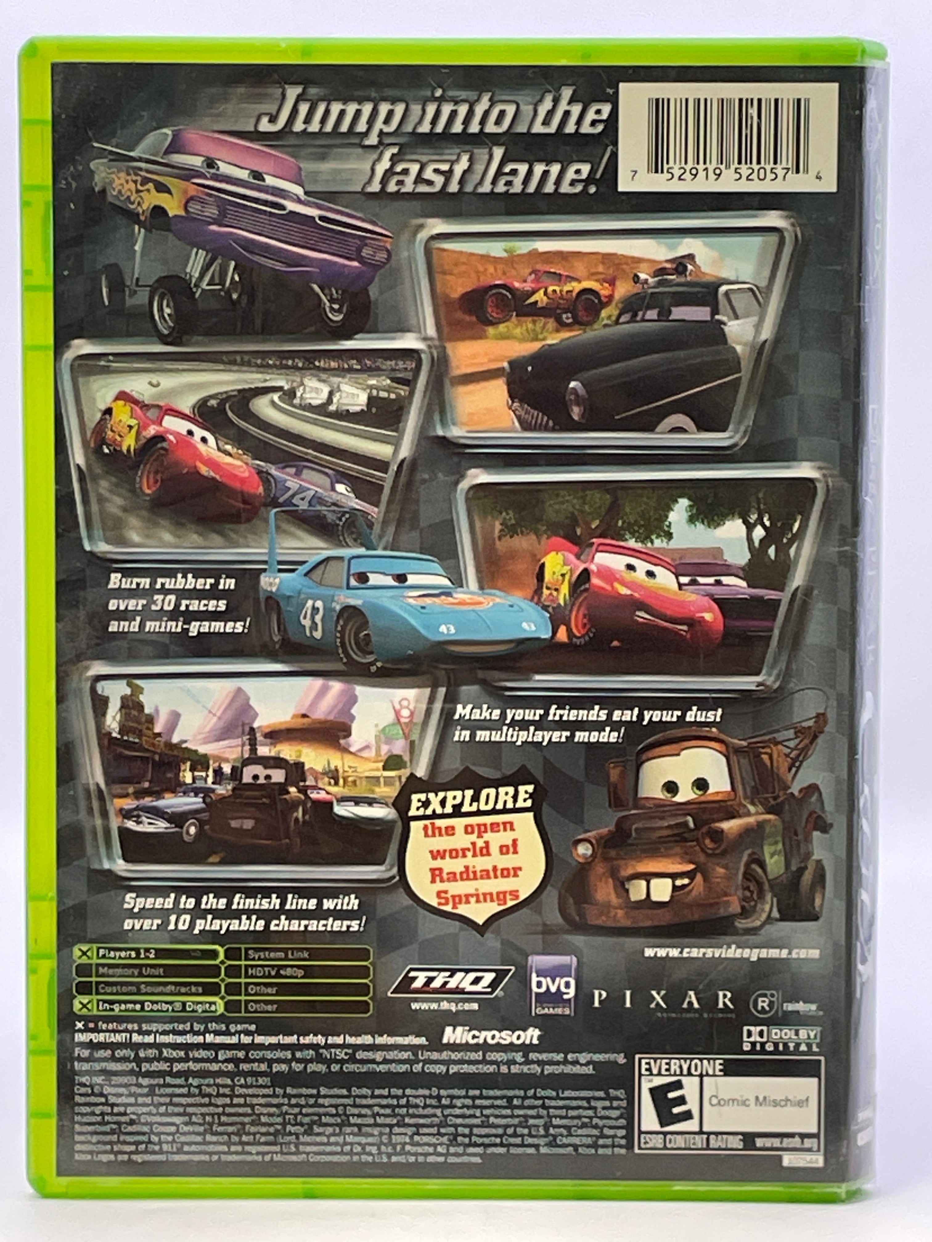 Cars CL01 (CIB) Original Xbox