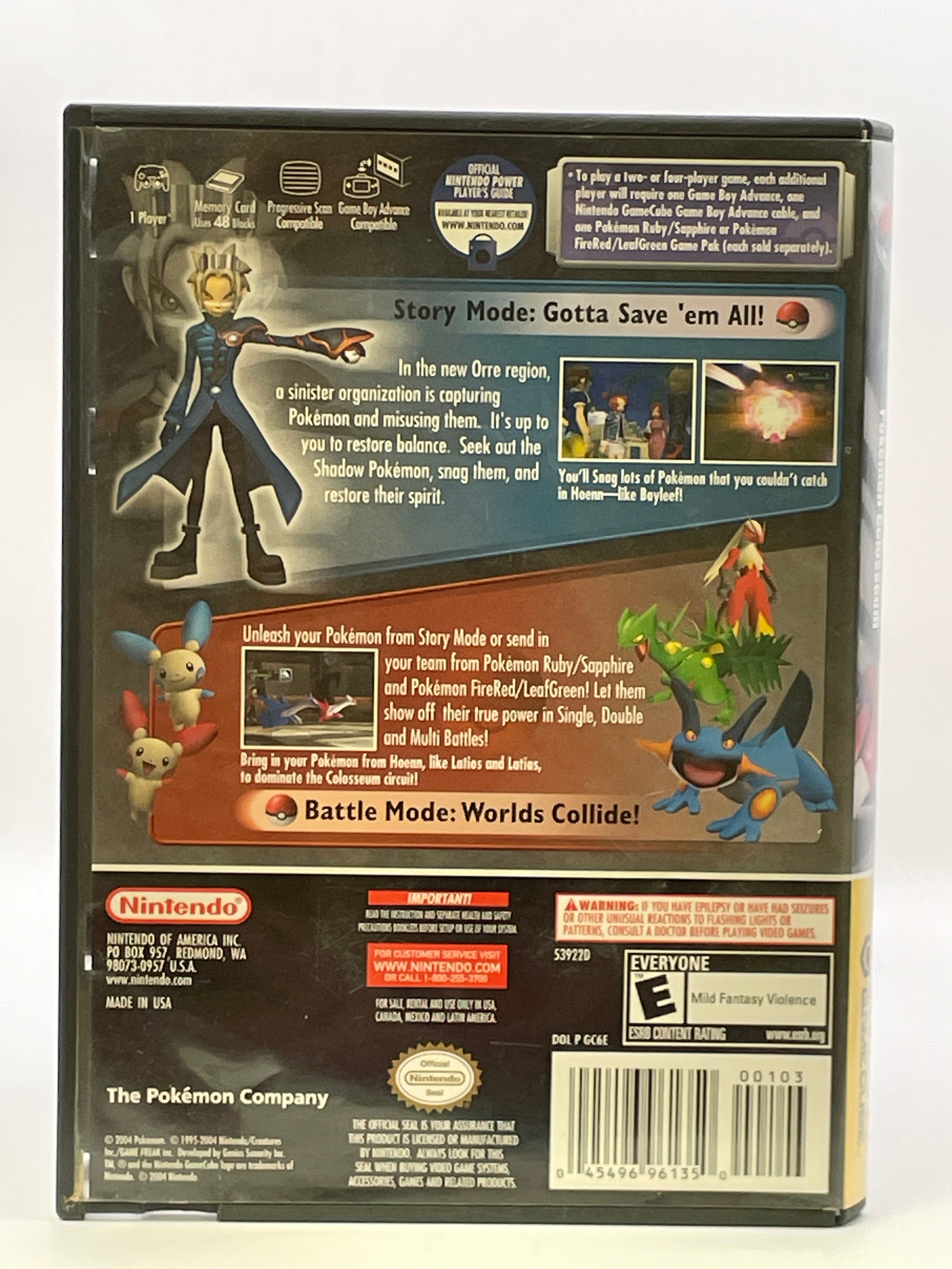 Pokemon Colosseum [Player's Choice] CL01 (CIB) Gamecube