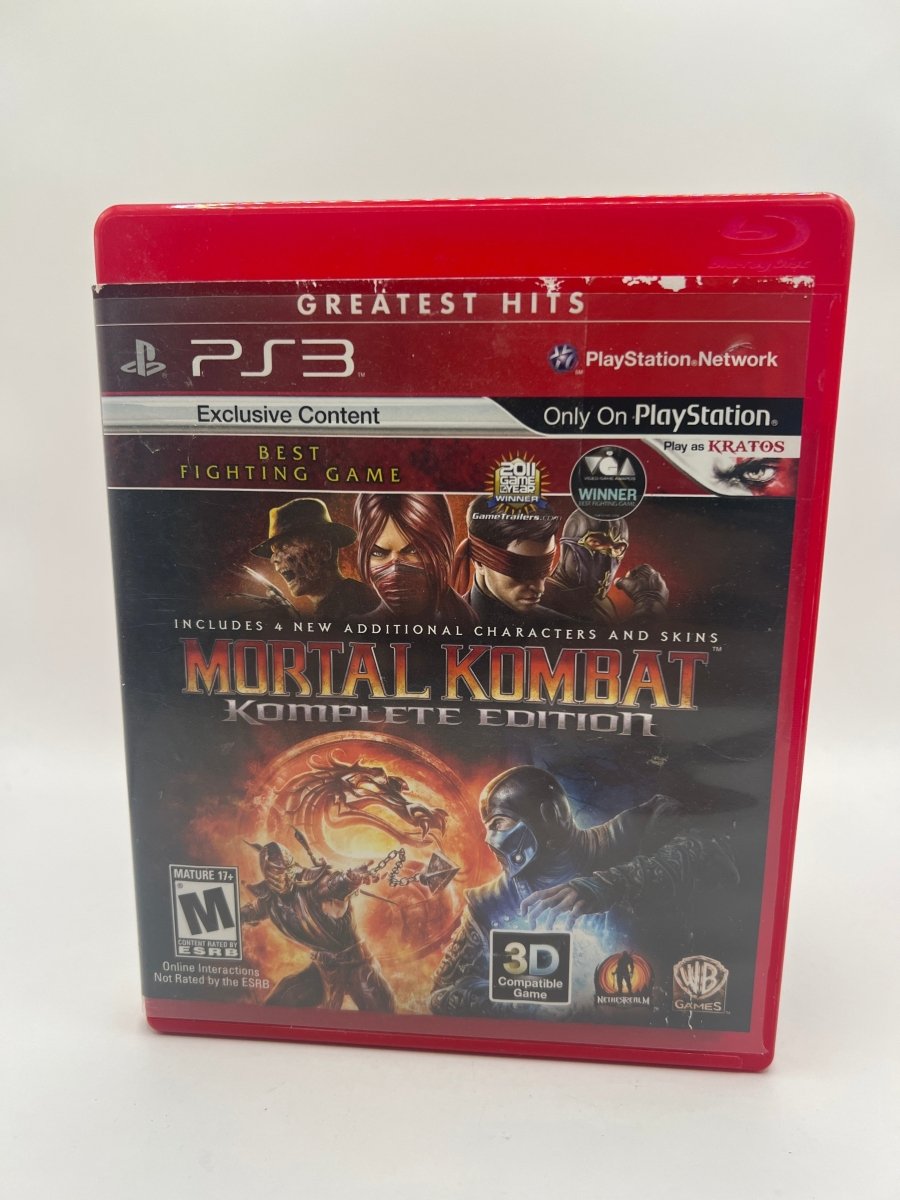 Mortal Kombat Komplete Edition [Greatest Hits] CL01 (CIB) Playstation 3