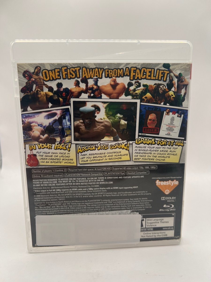 FaceBreaker CL01 (CIB) Playstation 3