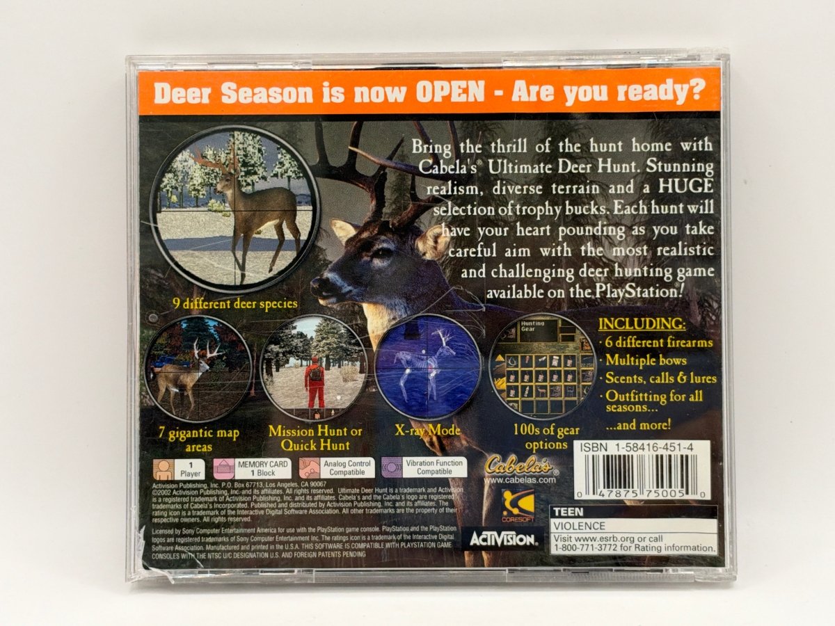 Cabela's Ultimate Deer Hunt CL02 (CIB) Playstation One