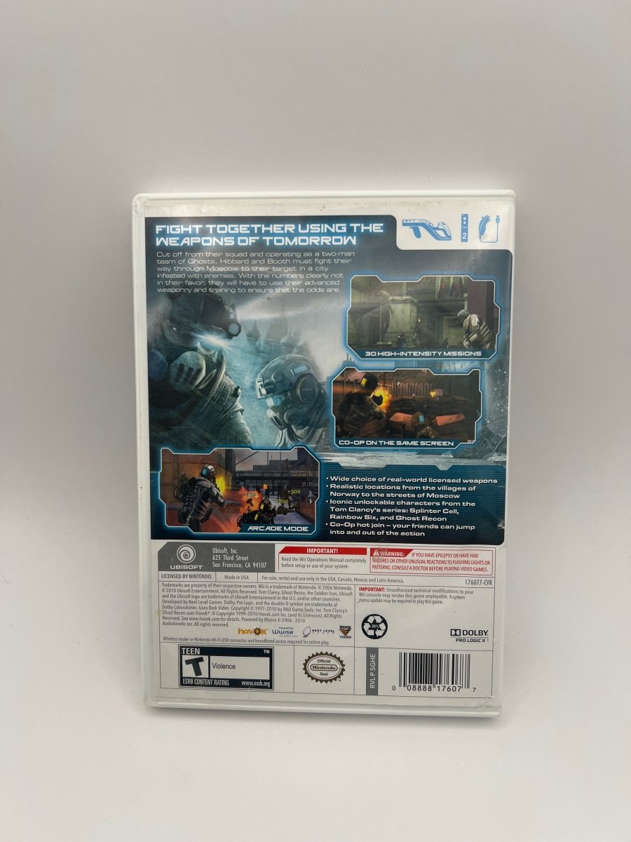 Ghost Recon CL01 (CIB) Nintendo Wii