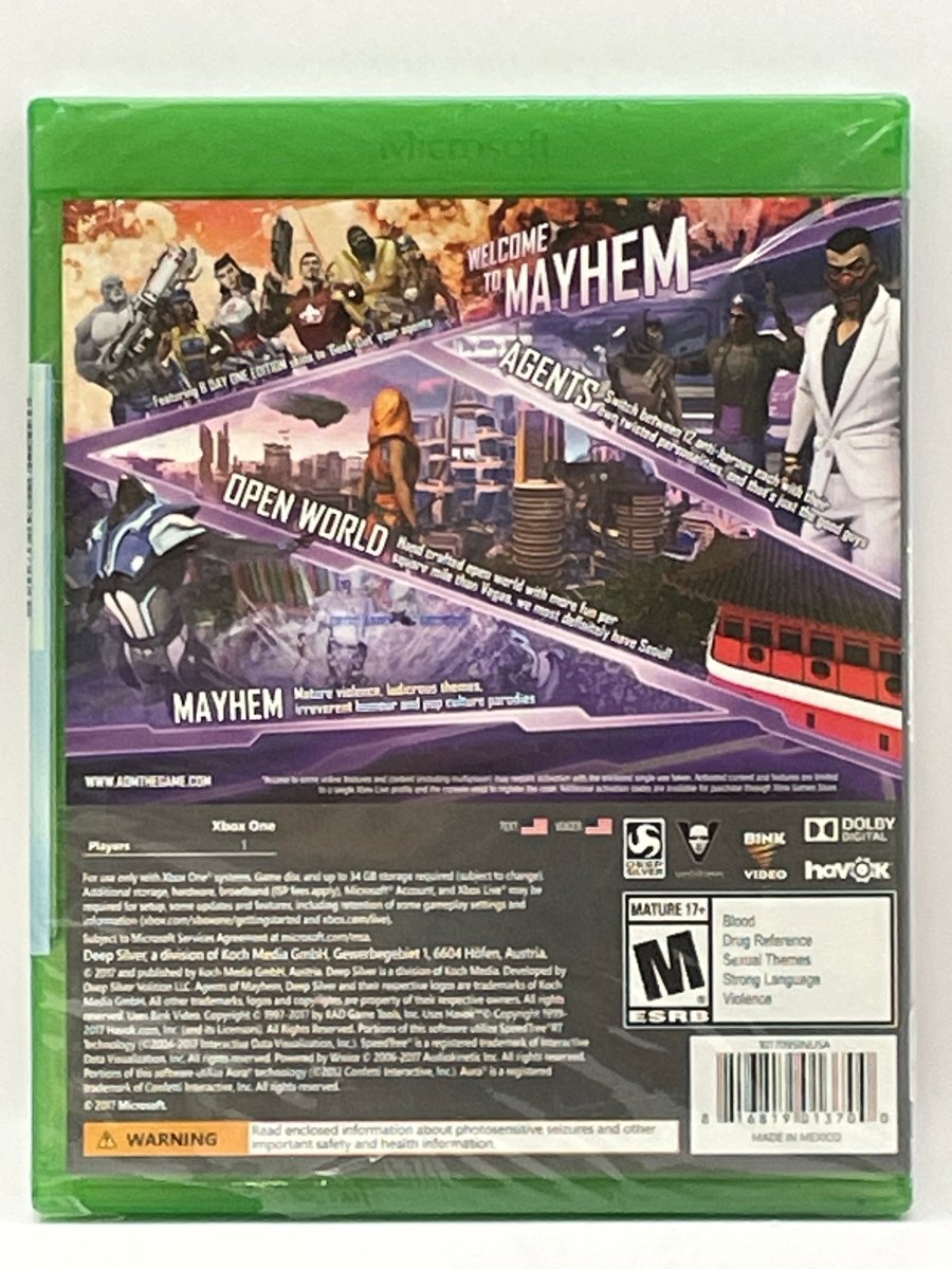 Agents of Mayhem CL03 (NEW) Xbox One
