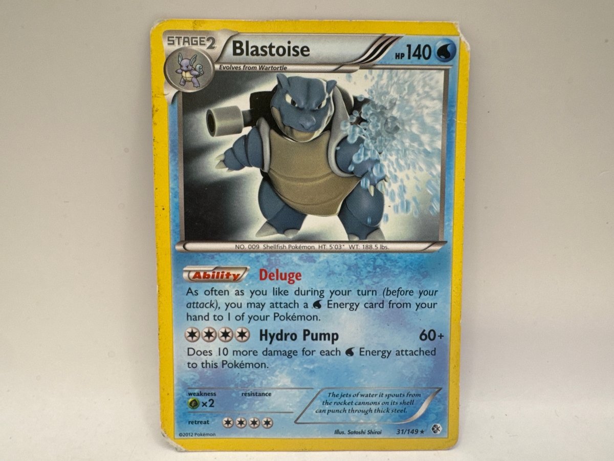 Blastoise 031/149 (Damaged) CL01 Pokemon