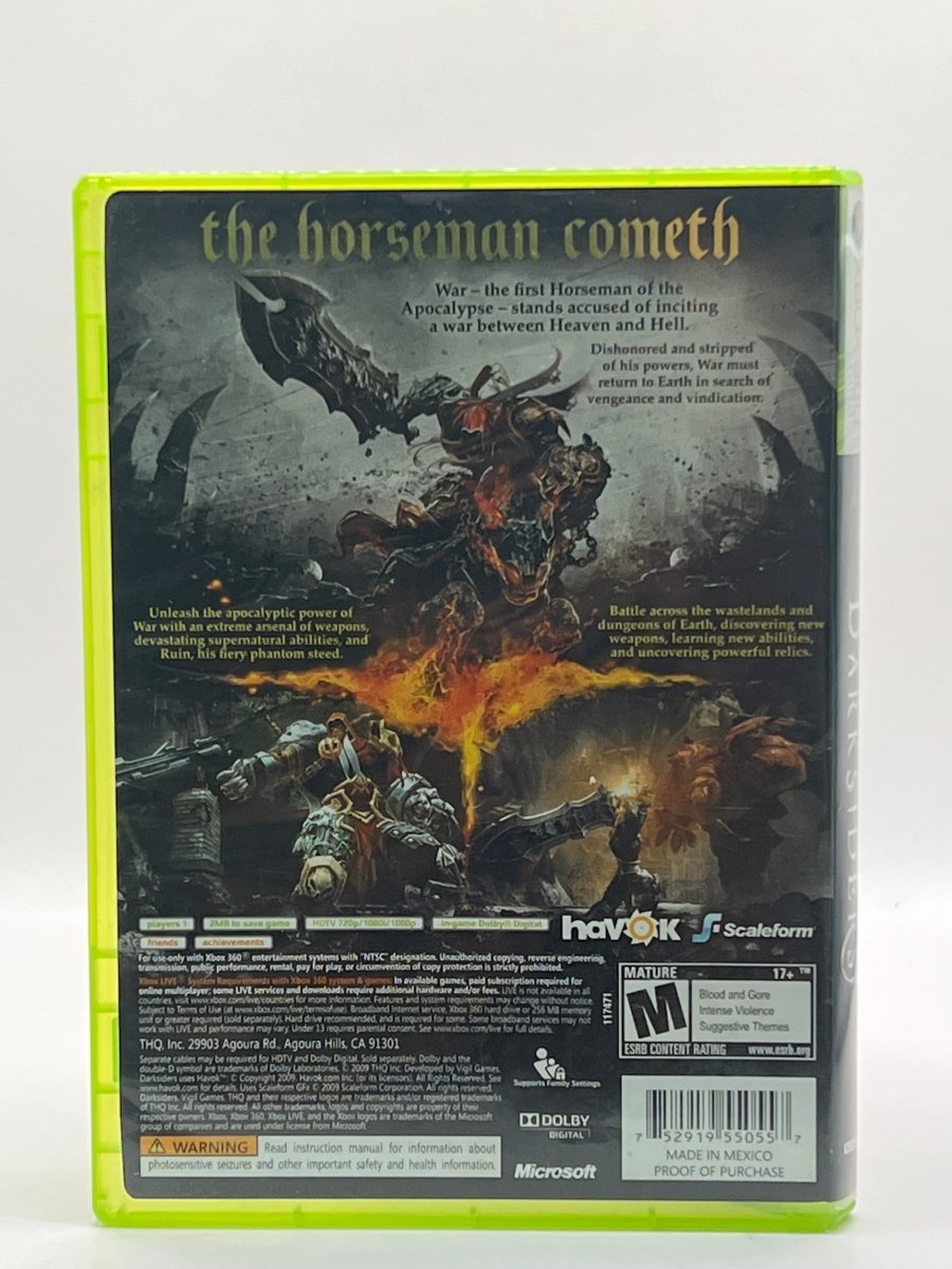 Darksiders CL01 (CIB) Xbox 360