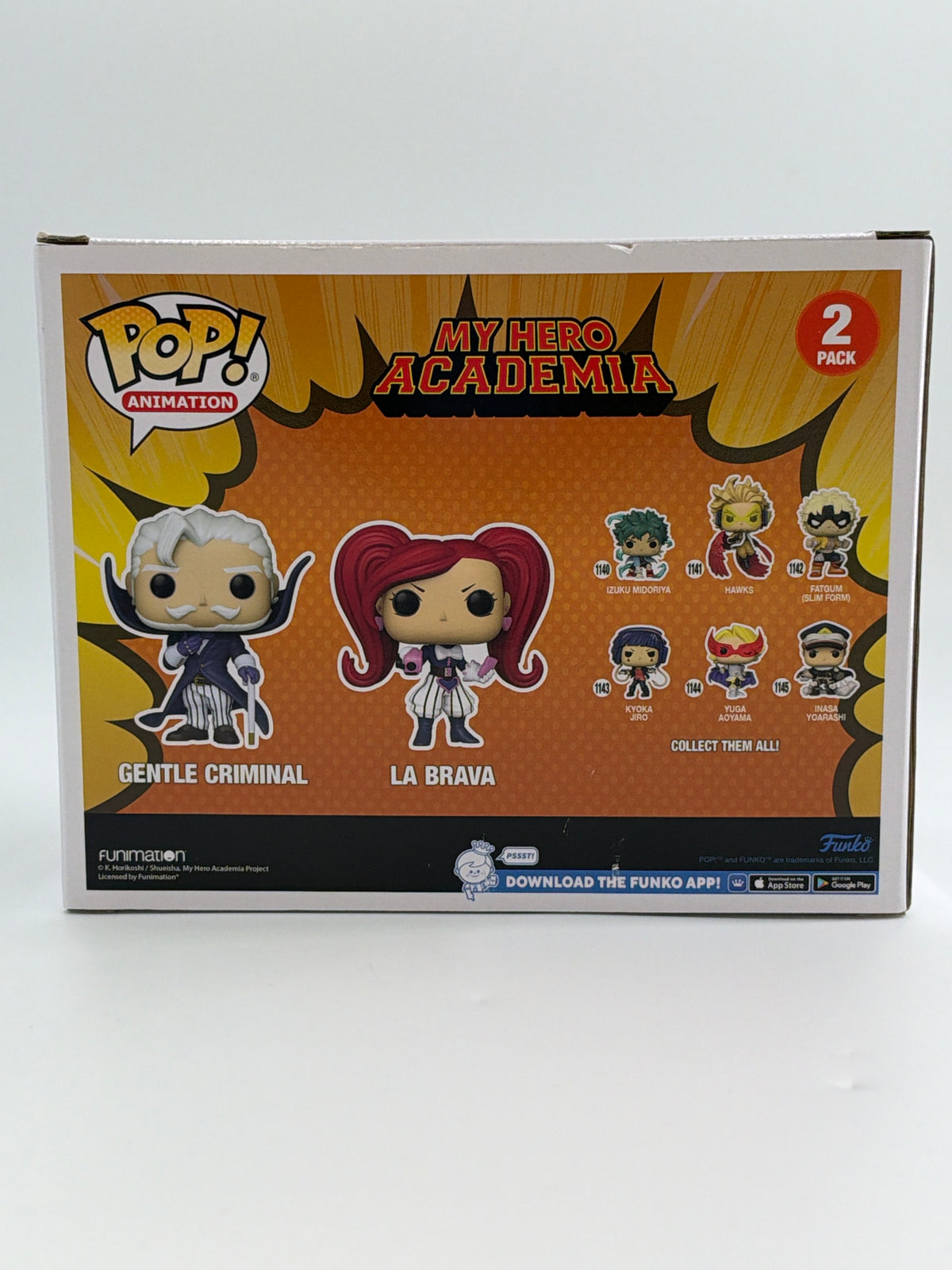 My Hero Academia: Gentle Criminal & La Brava - Anime Expo 2022 Exclusive Funko Pop