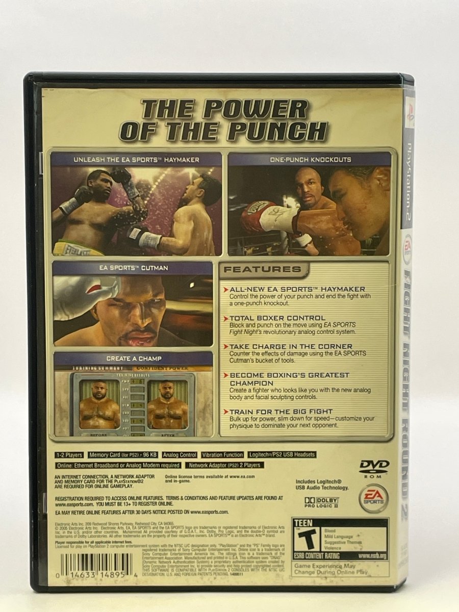 Fight Night Round 2 CL01 (CIB) PlayStation 2