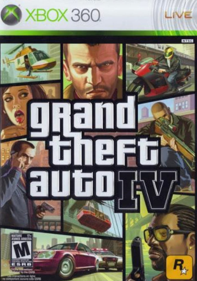 Grand Theft Auto IV - Box And Disc Only- Xbox 360