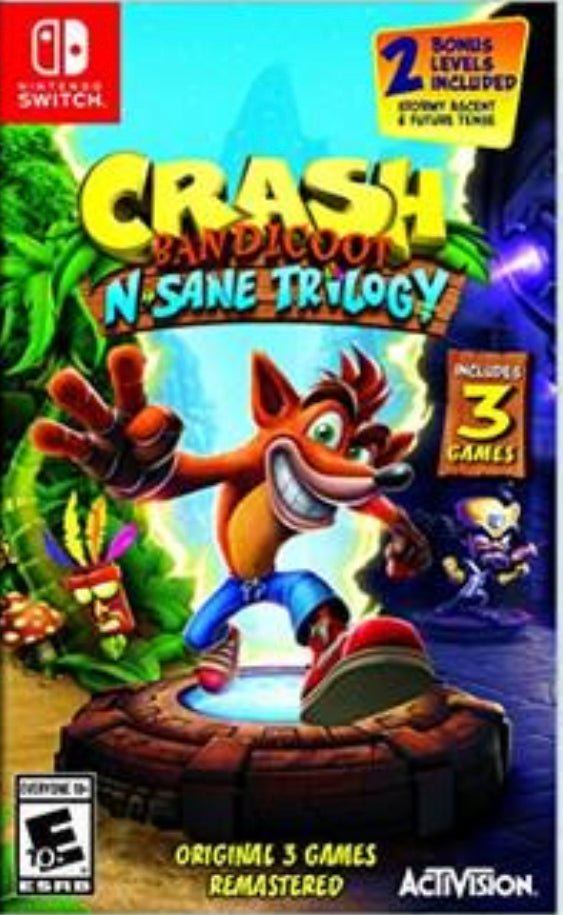 Crash Bandicoot N-Sane Trilogy - New - Nintendo Switch