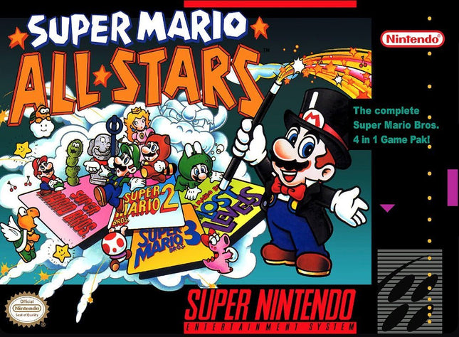 Super Mario All-Stars - Complete In Box - Super Nintendo