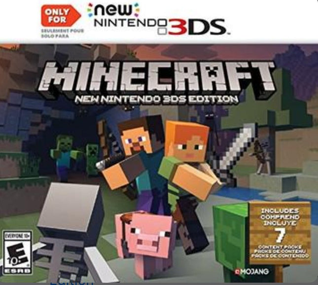 Minecraft - Complete In Box - Nintendo 3DS