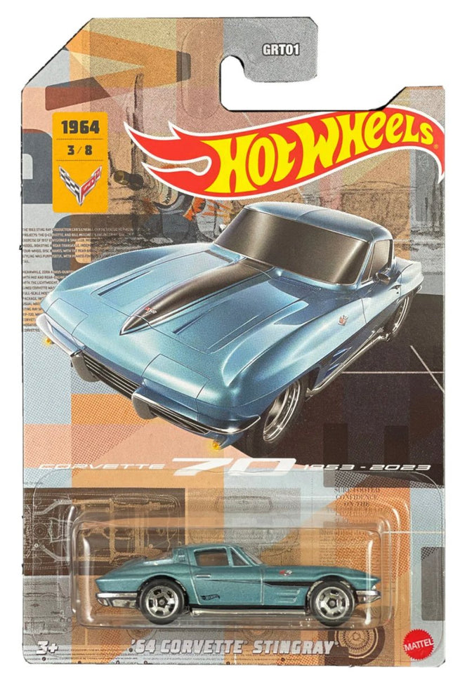 Hot Wheels: ‘64 Corvette Stingray (New) - Toys
