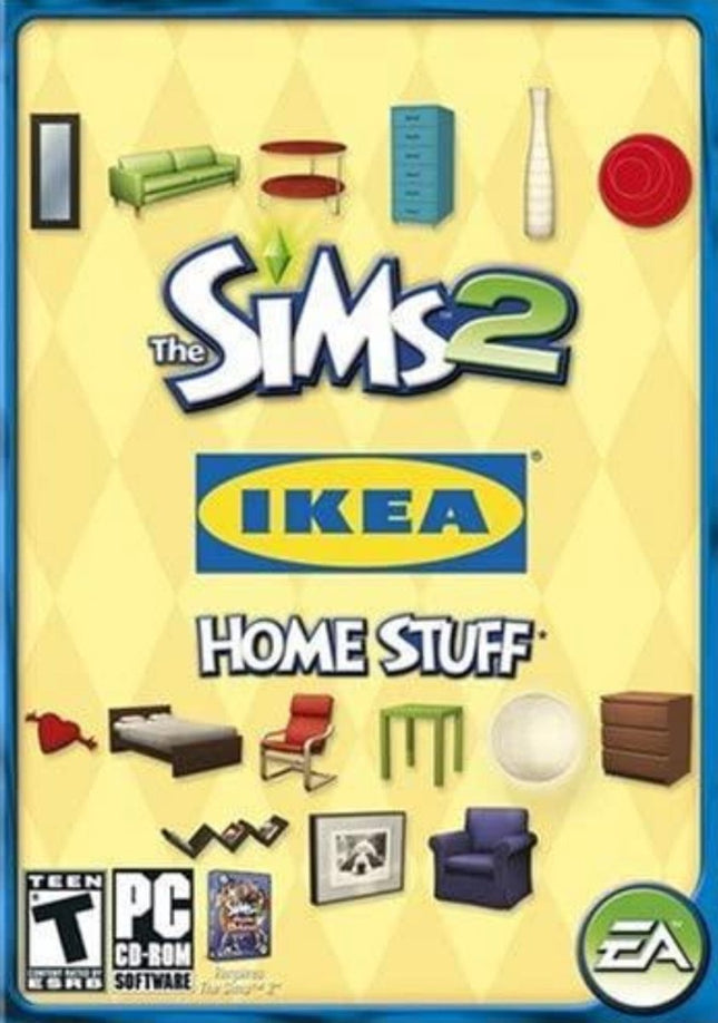 The Sims 2 Ikea Home Stuff - Complete In Box - PC Game