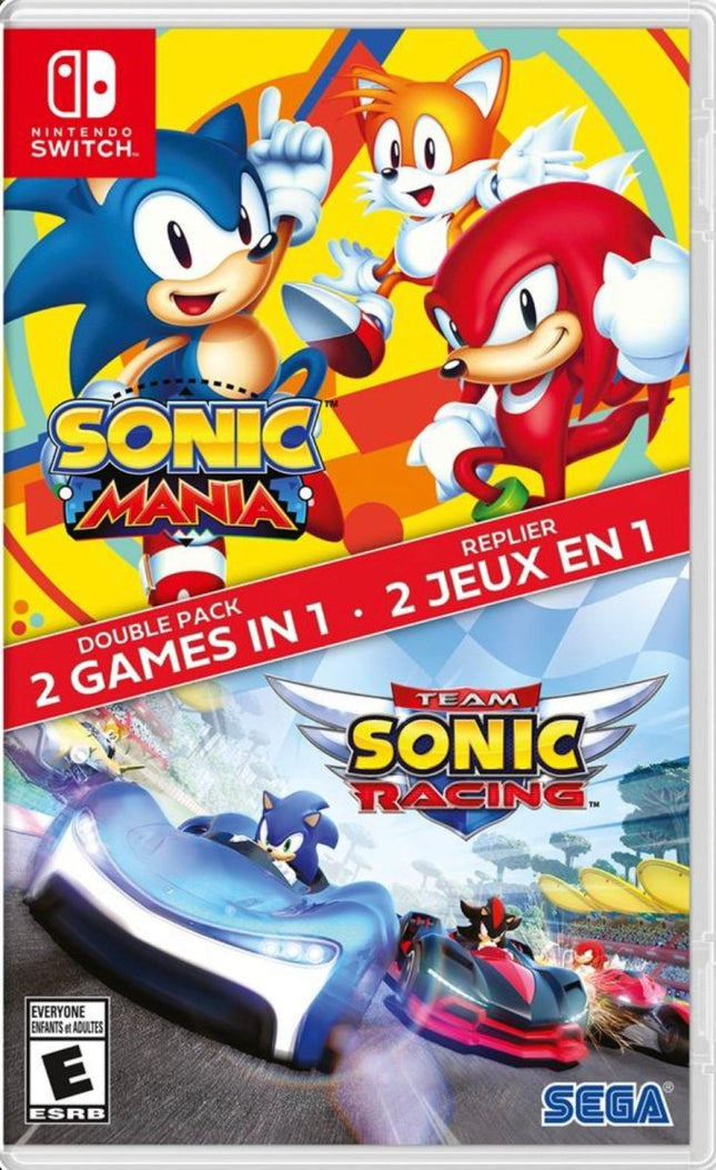 Sonic Mania + Team Sonic Racing Double Pack - New - Nintendo Switch