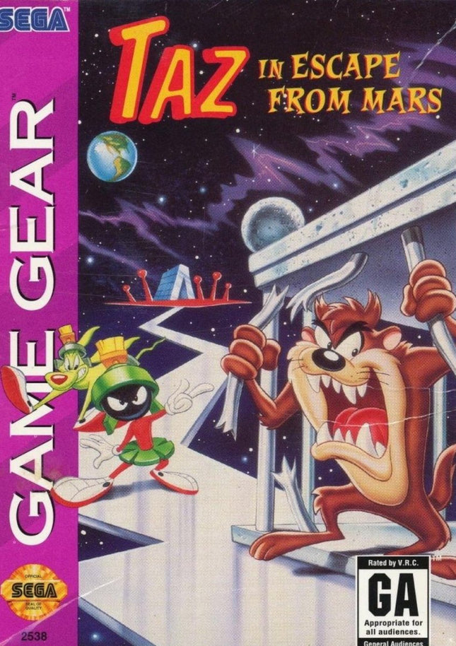 Taz In Escape From Mars - Cart Only - Sega Game Gear