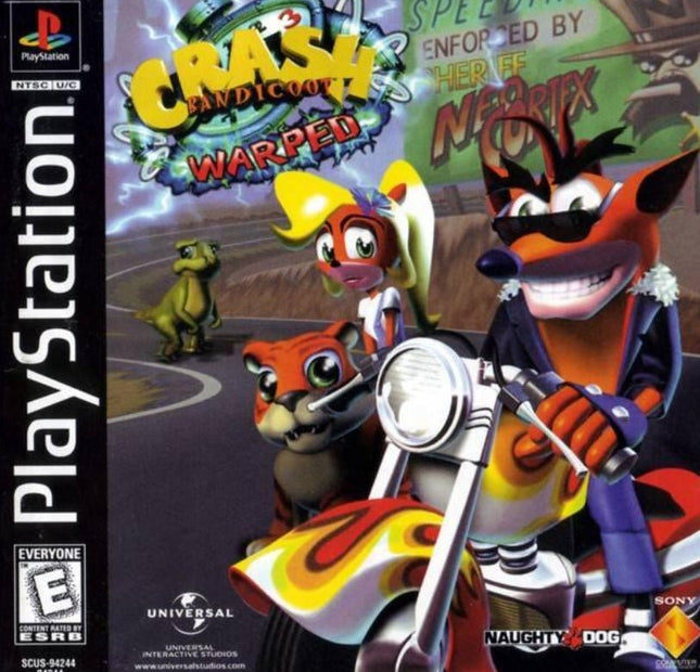 Crash Bandicoot Warped - Disc Only - PlayStation