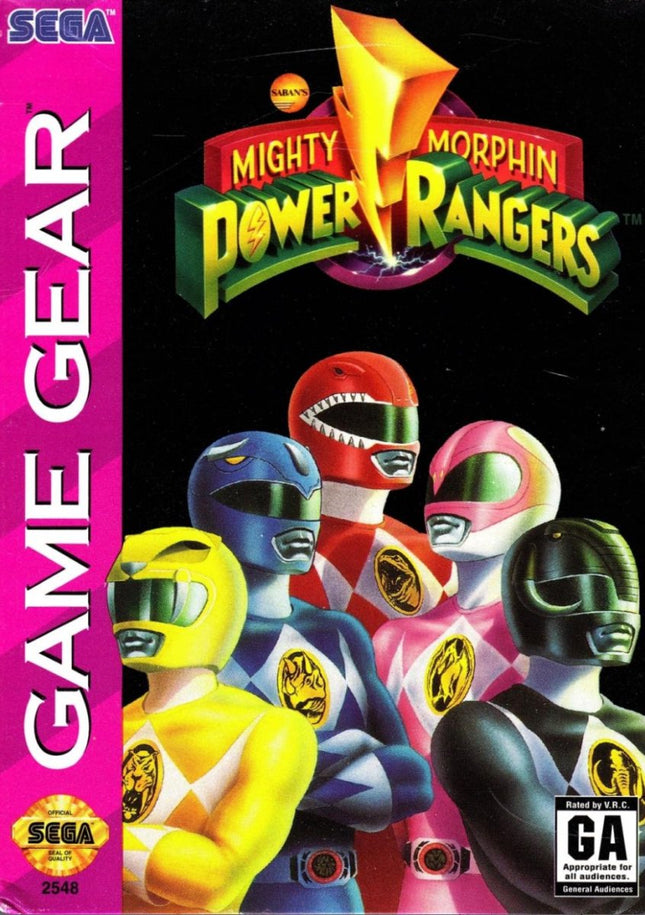 Mighty Morphin Power Rangers - Complete In Box  - Sega Game Gear