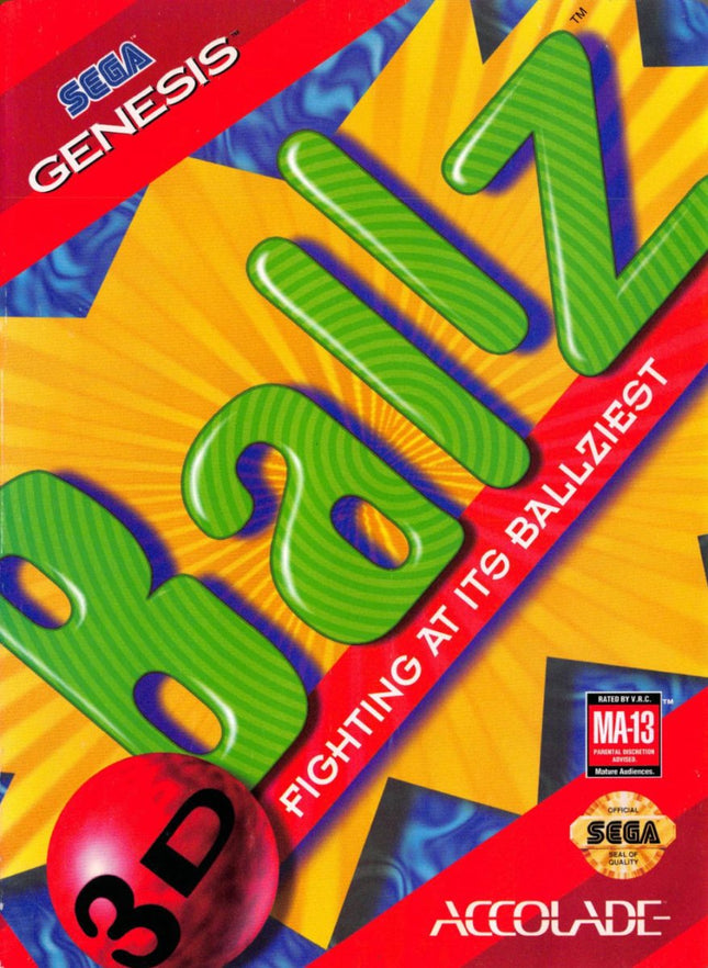 Ballz - Box And Game - Sega Genesis
