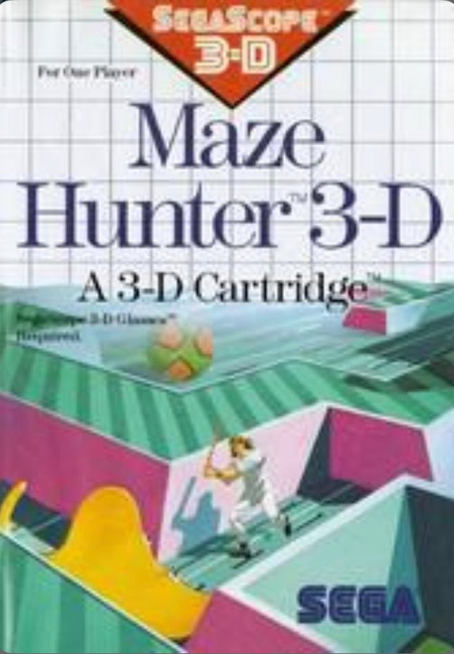 Maze Hunter 3-D - Cary Only - Sega Master System