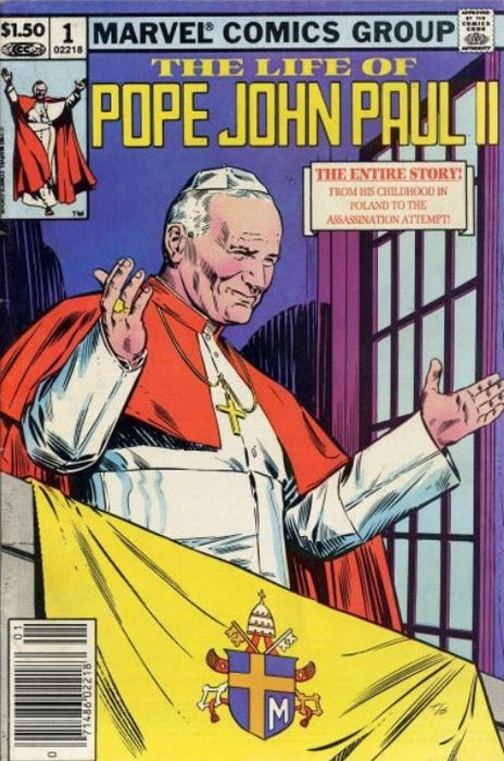 The Life of Pope John Paul II Newsstand Edition (1982) VF+ 8.5  - Comic