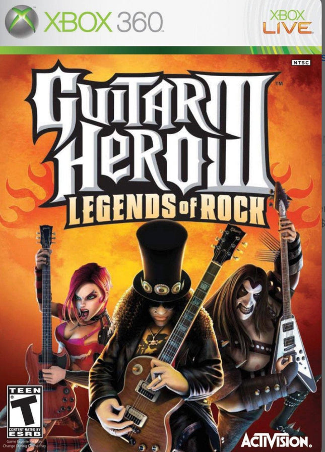 Guitar Hero III Legends Of Rock - Complete In Box - Xbox 360