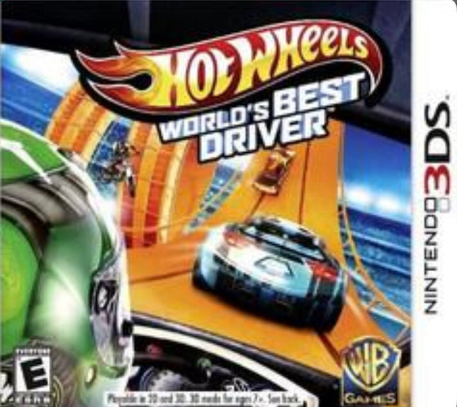 Hot Wheels World’s Best Driver - Complete In Box - Nintendo 3DS