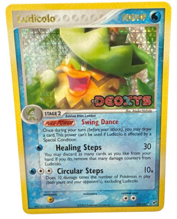 Ludicolo (EX Deoxys) - 10/107 (Holofoil) - MP