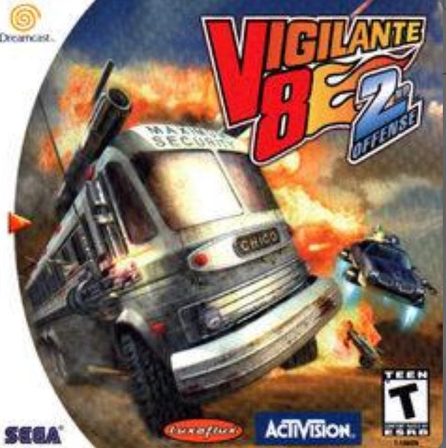 Vigilante 8 2nd Offence - Complete In Box - Sega Dreamcast