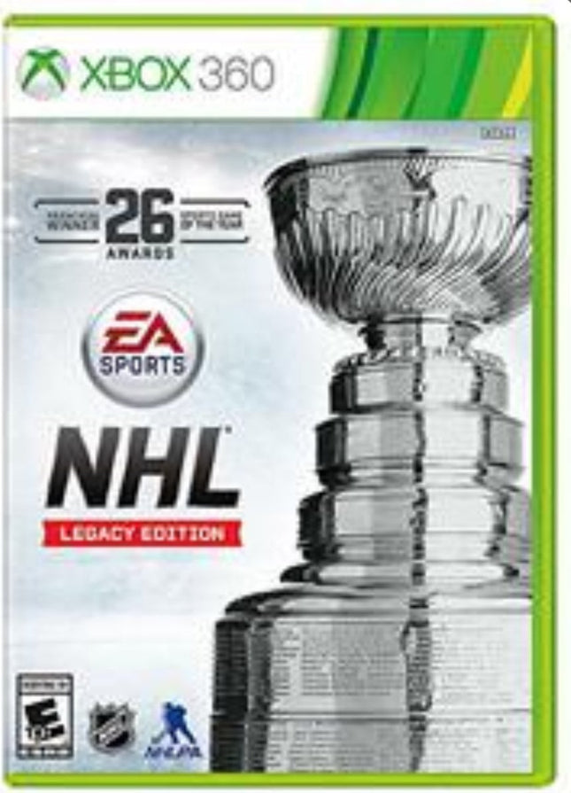 NHL Legacy Edition - Complete In Box - Xbox 360