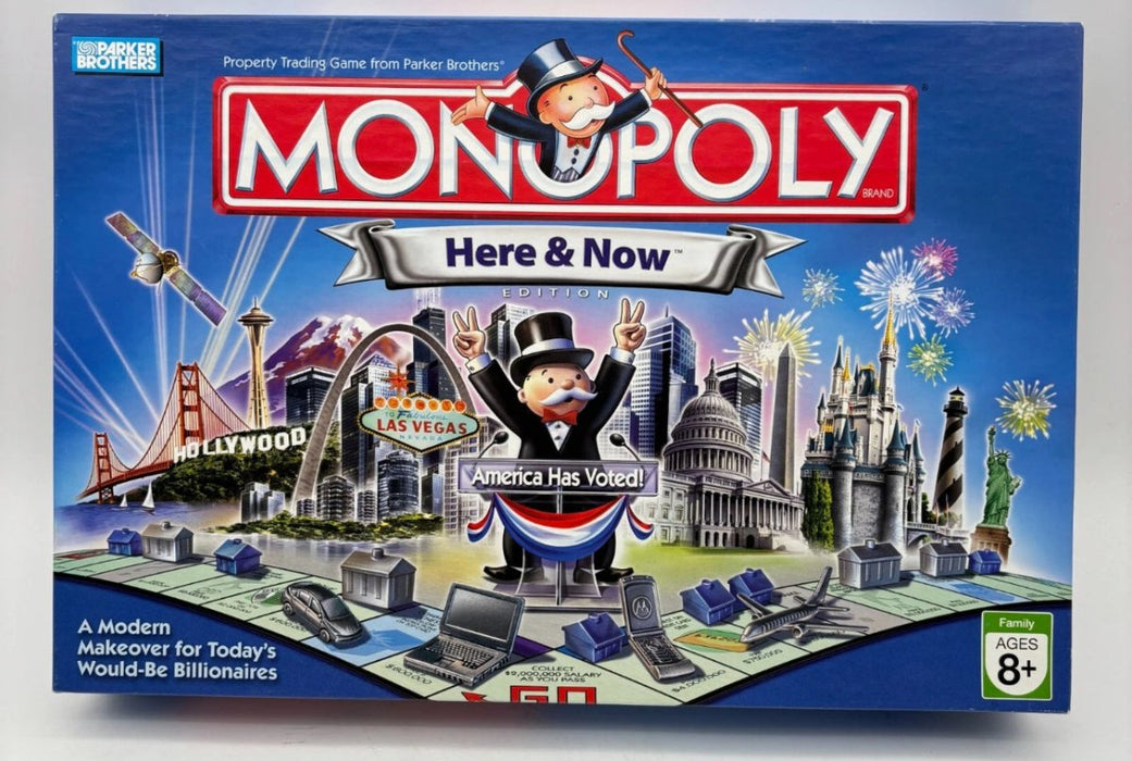 Monopoly Here and Now Edition Parker Brothers 2006 - Pre-Owned