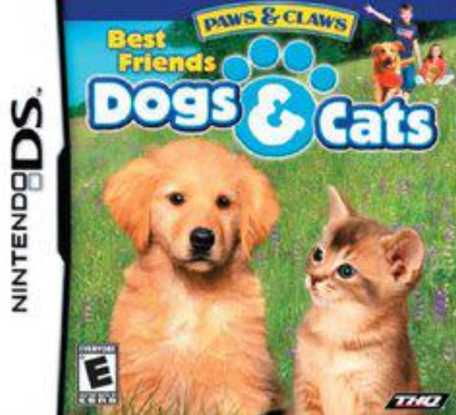 Paws & Claws Dogs And Cats Best Friends - Cart Only - Nintendo DS